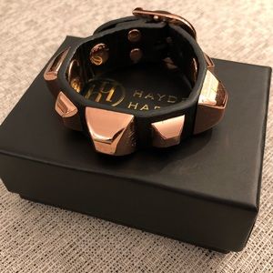Hayden Harnett Ramone Studded Leather Cuff